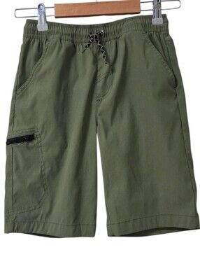 Weatherproof Vintage Boys Olive Green Hybrid Cargo Shorts Medium 10/12
